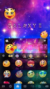 Galaxy Starry Keyboard Background For PC installation