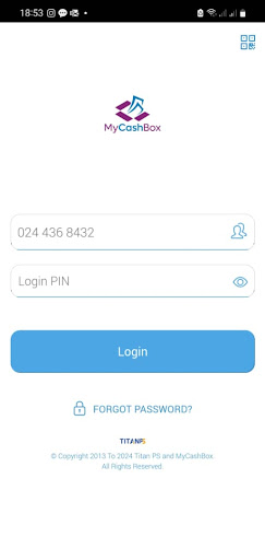 Android application MyCashBox screenshort