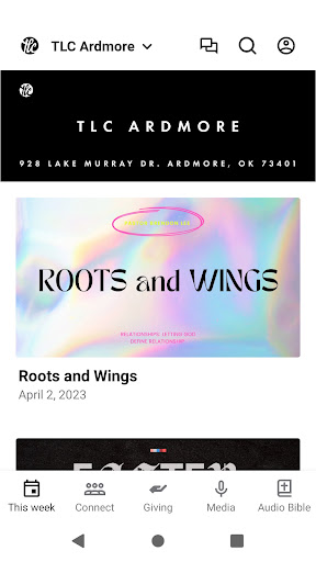 Android application TLC Ardmore screenshort