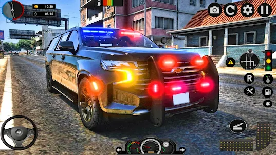 Police Car Driving Chase Games