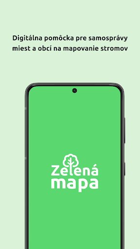 Android application Zelená mapa screenshort