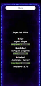 Super Safe Over 1.5 & Ticket