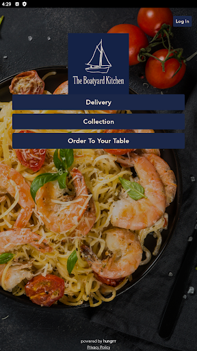 Android application The Boatyard Kitchen screenshort