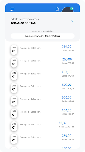 Android application X7 Bank screenshort