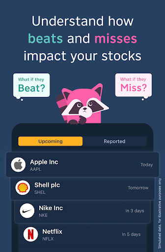 Screenshot of WhatIF Earnings by TOGGLE AI