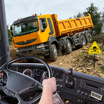 Cover Image of Baixar Simulador de caminhão pesado: transporte de carga offroad  APK