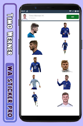 Timo Werner - WA Sticker Pro Screen 3