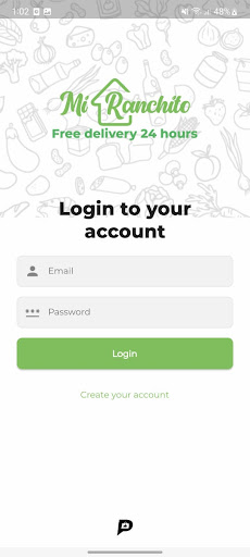 Android application Mi Ranchito screenshort