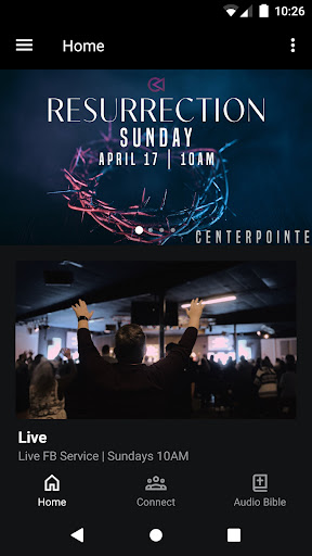Android application Center Pointe screenshort