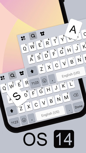 Pastel OS 14 Style Keyboard Ba Screen 2
