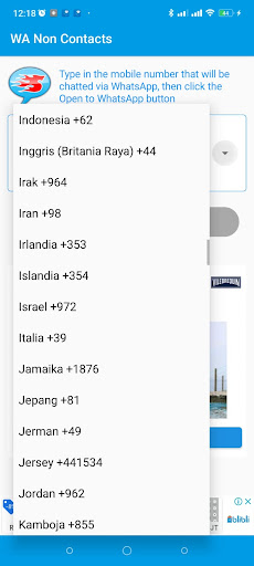 WA Non Contacts Screen 2