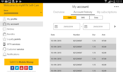 MyMTN 3.0.1 screenshots 7