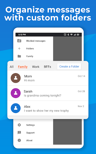 Screenshot of Pulse SMS (Phone/Tablet/Web)