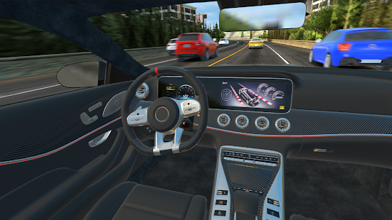 Code Triche Racing in Car 2021 - conduite de trafic 2020 APK MOD Argent illimités Astuce screenshots 3