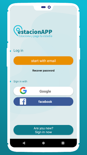 Android application EstacionAPP screenshort