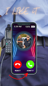 Fake Incoming Call from Police