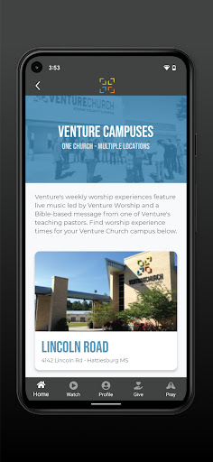Venture Church Screen 3