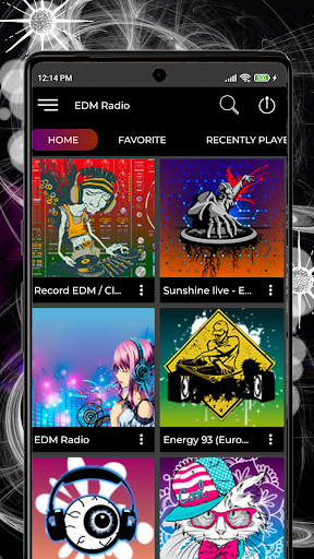 EDM Radio App Streaming Screen 2