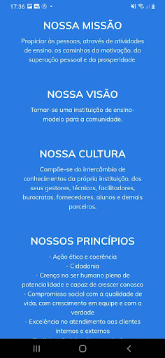 Android application GAIA Treinamento Profissional screenshort