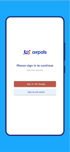Android application Airpals Courier screenshort