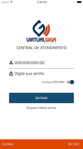 Android application Virtual Giga screenshort