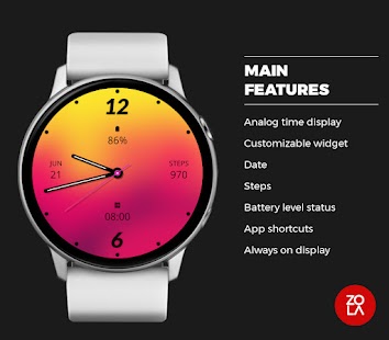Flame Analog Watch Face Screenshot