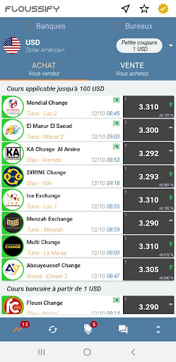 Android application Floussify screenshort