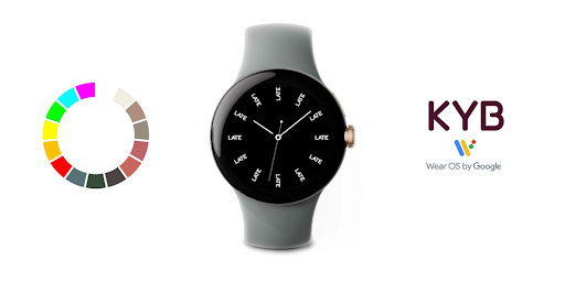 Android application Late Watch Face by KYB screenshort