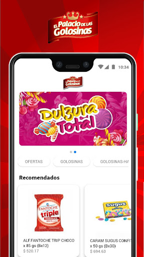 Android application El Palacio de las Golosinas screenshort