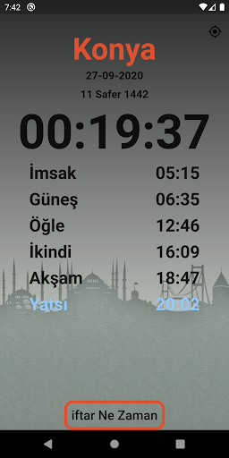 Iftar and Sahur Time Screenshot 2 - AppWisp.com