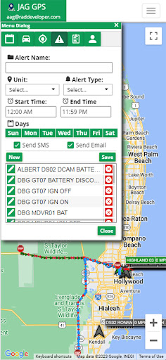 JAGGPS Screen 2