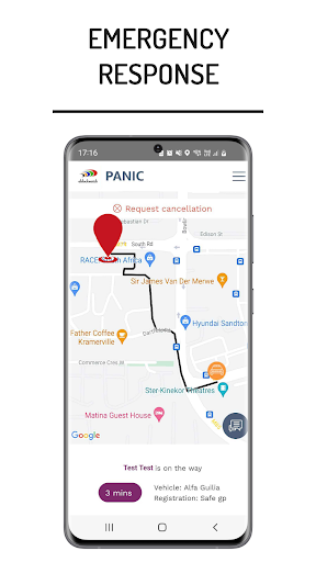 Gordons Bay Security Panic Screen 2
