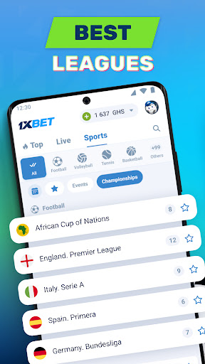 1xBet: Sport Betting Screen 2