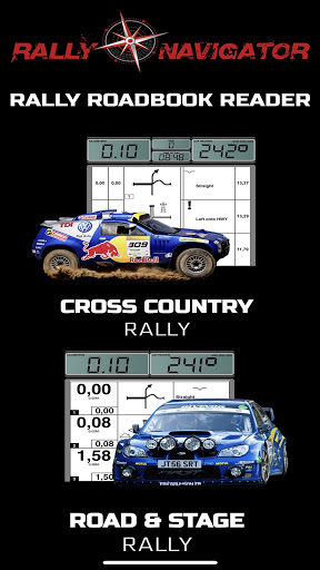 Android application Rally Roadbook Reader screenshort