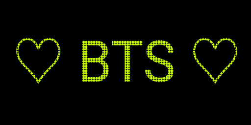 Android application TextBoard - LED screenshort