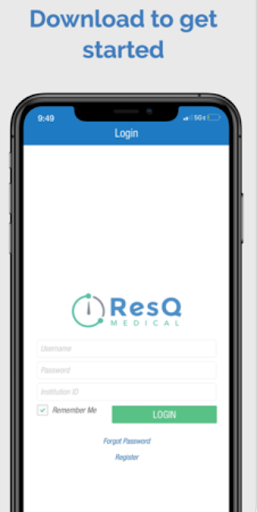 Android application ResQ Medical screenshort
