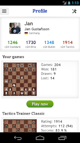 chess24 > Jogar e treinar – Apps no Google Play