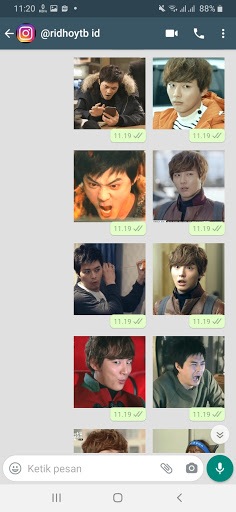 Stiker WA Flower Boy Neighbor Drakor WAStickerApps