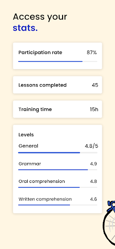 Screenshot of French lessons - Frantastique