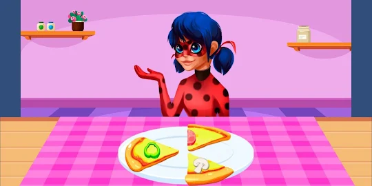 Miraculous Ladybug & Cat Pizza