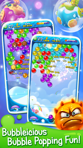 Android application Bubble Bust! - Popping Planets screenshort