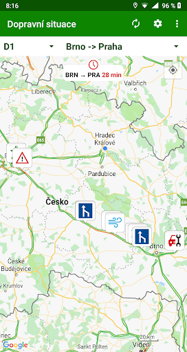 Dopravní situace aktuálně Screenshot 2 - AppWisp.com