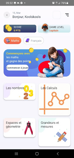 Révision primaire Koolskools Screen 3