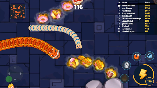 Android application Snake Survivor.io: Worm Hunter screenshort