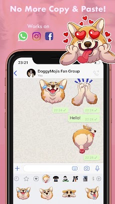MaxiMojis - Corgi Dog Stickersのおすすめ画像4
