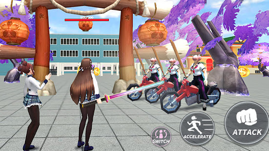 SAKURA High School Girl Simulator Varies with device APK screenshots 13