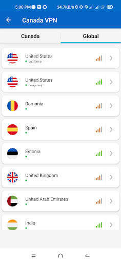 Canada VPN - Private & Secure Screen 3