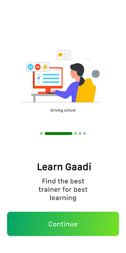 Android application Learn Gaadi screenshort