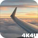 Plane View 4K Video Wallpaper icon