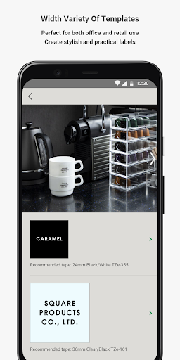 Screenshot of P-touch Design&Print 2